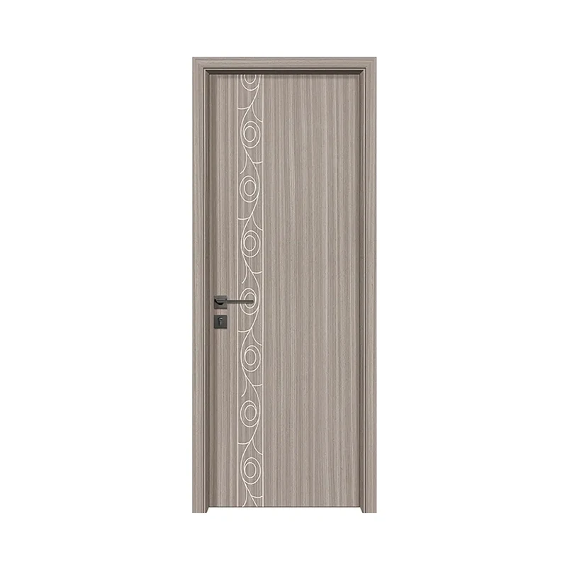 Porta in PVC della camera da letto interno impermeabile con telaio della porta